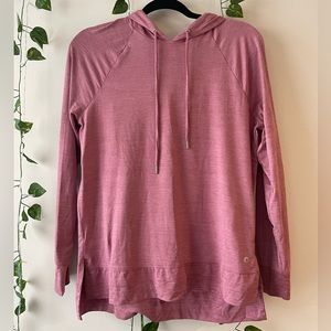 Hyba Athletics | Pink Hooded Athletic Sweater | Size Sm